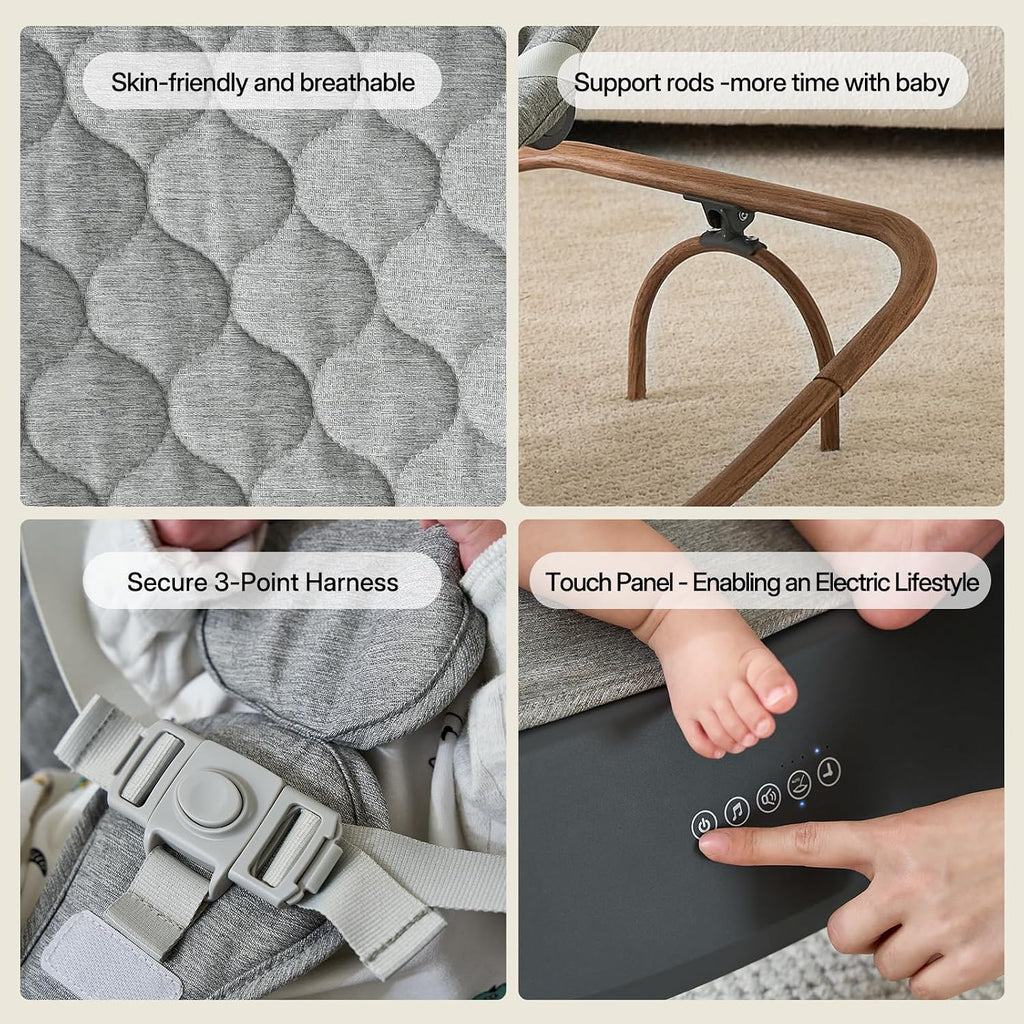 Baby Rocker for Newborns Infant, Alswing
