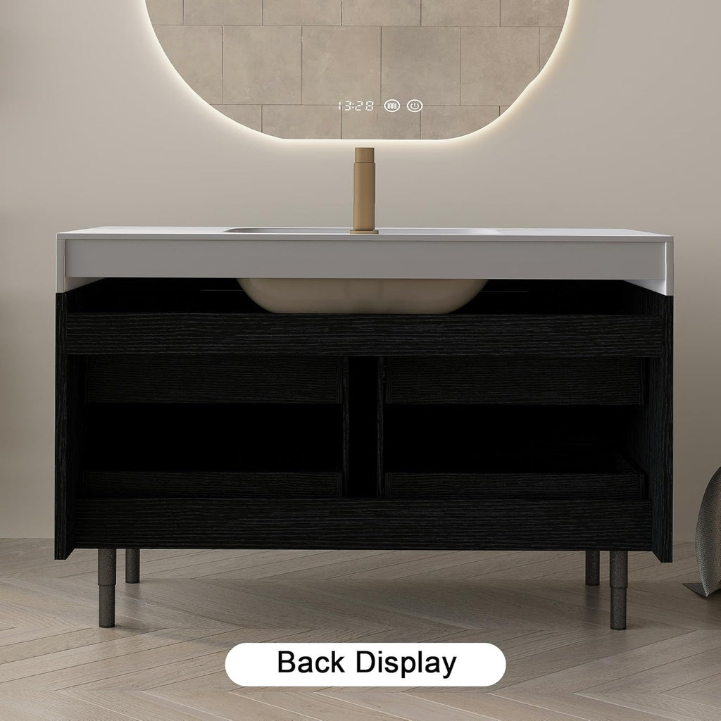 36" Modern Bathroom Vanity with Ceramic Sink