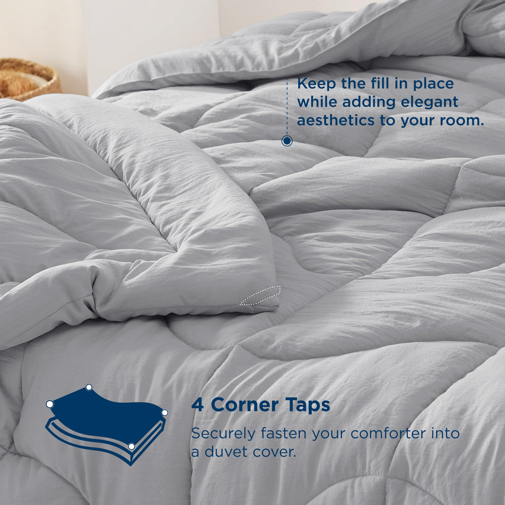 Oversized King Comforter -Duvet Insert for All Season