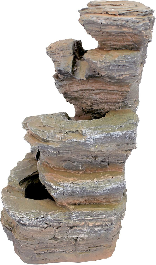 Devil's Thumb Falls Illuminated Garden Fountain, Full Color, 10 x 13 x 17.5 inches