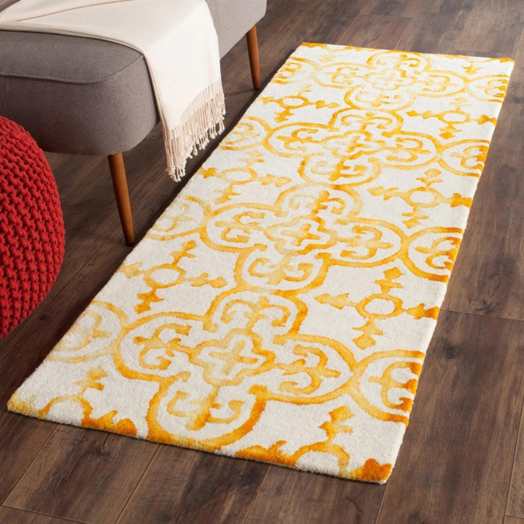 Dip Dye Area Rug - 10' x 14', Grey & Charcoal, Handmade Moroccan Watercolor Wool