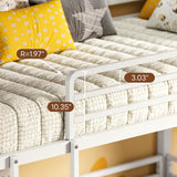 Bunk Bed, Triple Bunk beds with 2 Ladders, Bunk Beds Twin Over Twin Over Twin