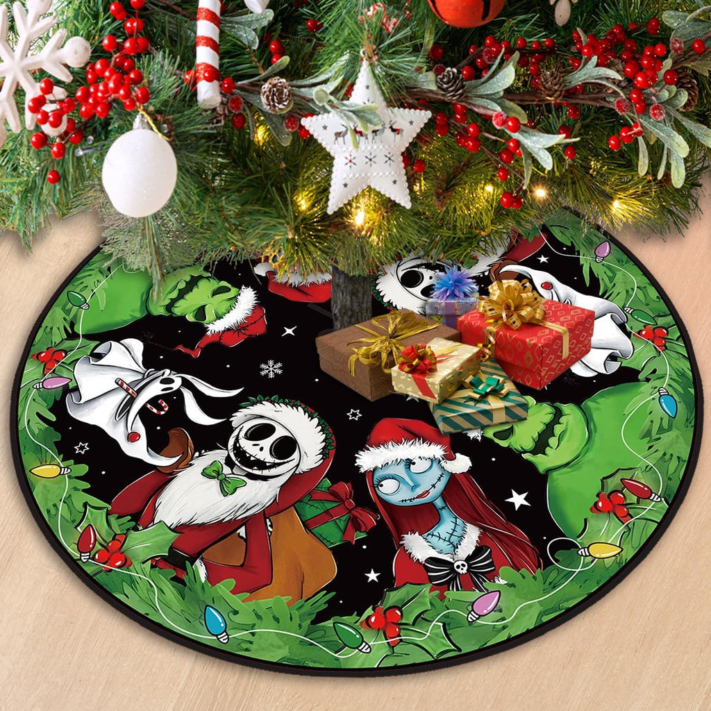 Christmas Tree Skirt 48 Inch New Year Xmas Decorations