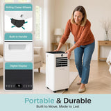 8000 BTU Portable Air Conditioner, Small AC Unit with Dehumidifier and Fan, Mini AC Unit with 350 Sq. Ft. Coverage