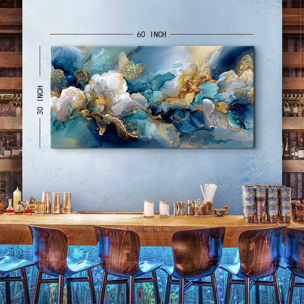 Abstract Texture Wall Art Marble Canvas Prints Fluid Lines Painting Poster Modern Luxury Pictures Contemporary
