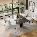 Modern Dining Chairs Set of 2, Spacious Dining Room Chairs with Thick Cushion