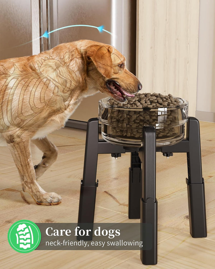 Dog Bowl Stand with Adjustable Height and Width [Stand Only]