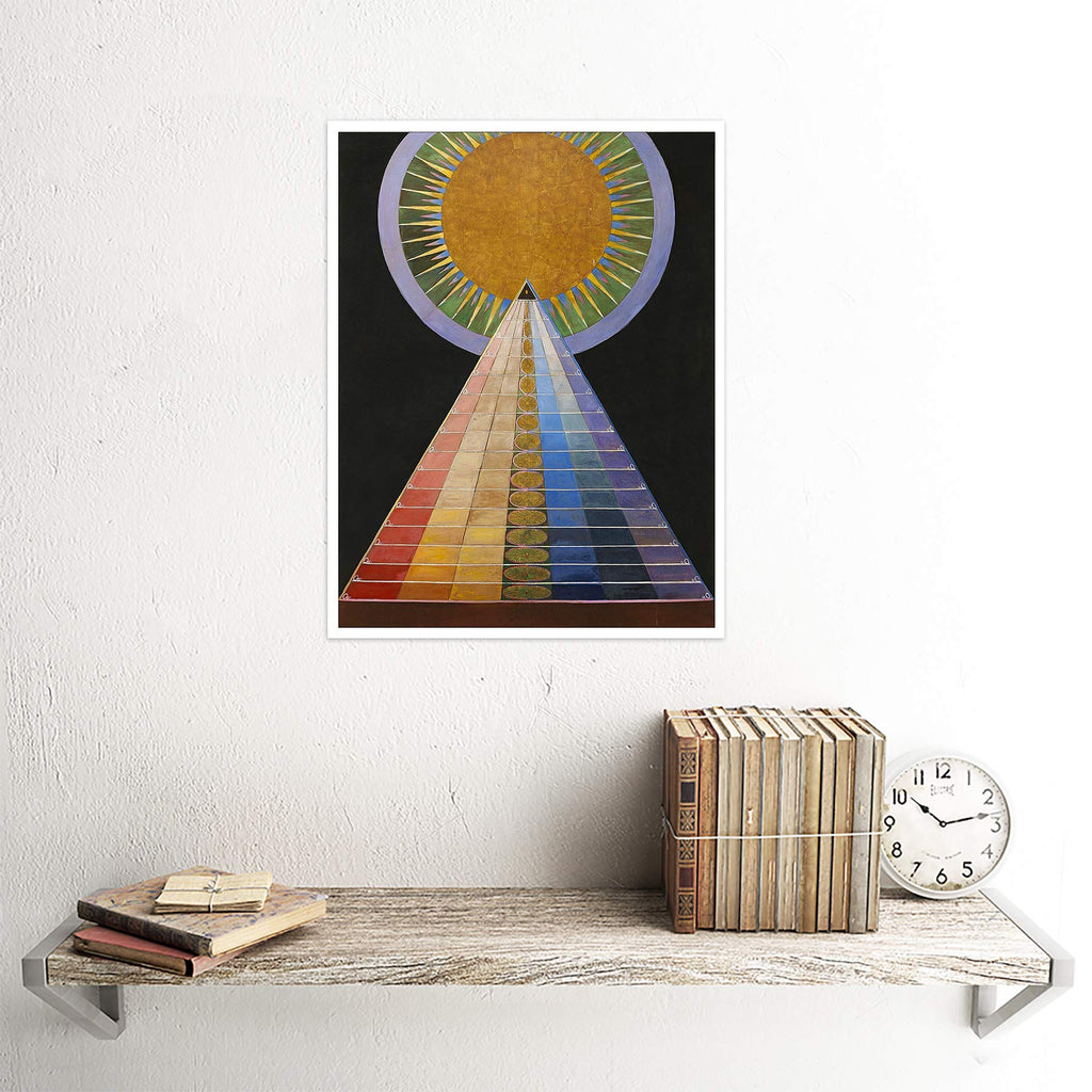 Painting Hilma Af Klint 1907 Altarpiece No 1 Group Unframed Wall Art Print Poster Home Decor Premium