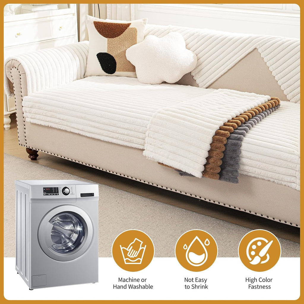 Waterproof Couch Cover for Dogs, Non Slip Couch Covers for Sofa