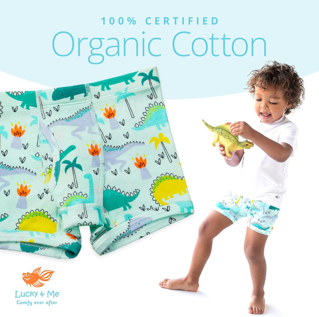 Nolan Boys GOTS, Organic Cotton, Boxer Briefs, Pack