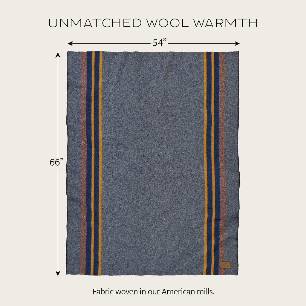 Yakima Throw 54" x 66", Wool Cotton
