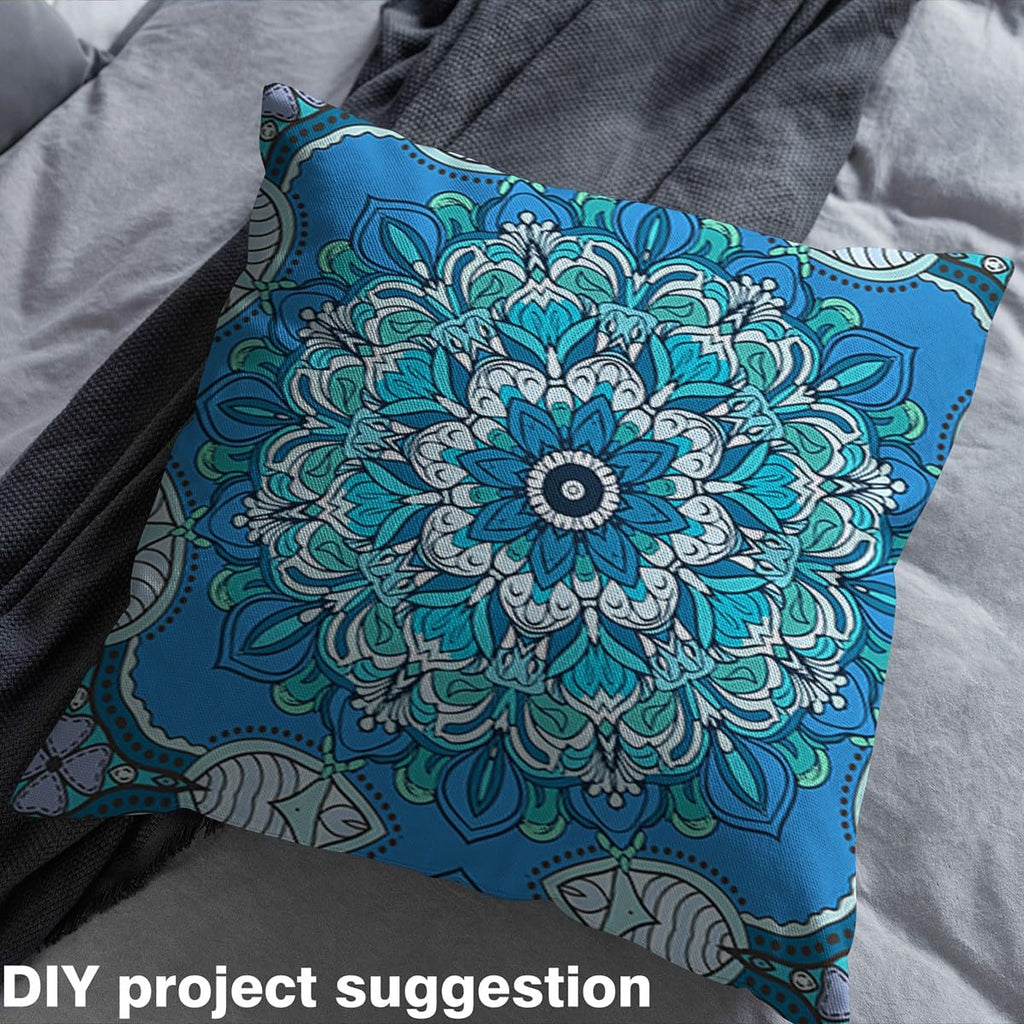 Boho Mandala Fabric by The Yard Soft 1 Yards