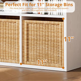 IROCNK Bookshelf, 8-Cube Storage Cube Shelf Organizer