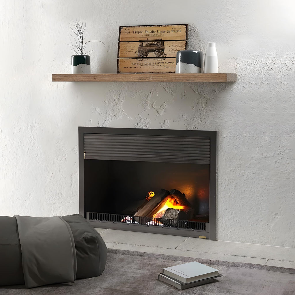 Floating Shelves | 8" Deep Rustic Reclaimed Barnwood Wall Hanging Shelves with Invisible Heavy-Duty Metal Bracket