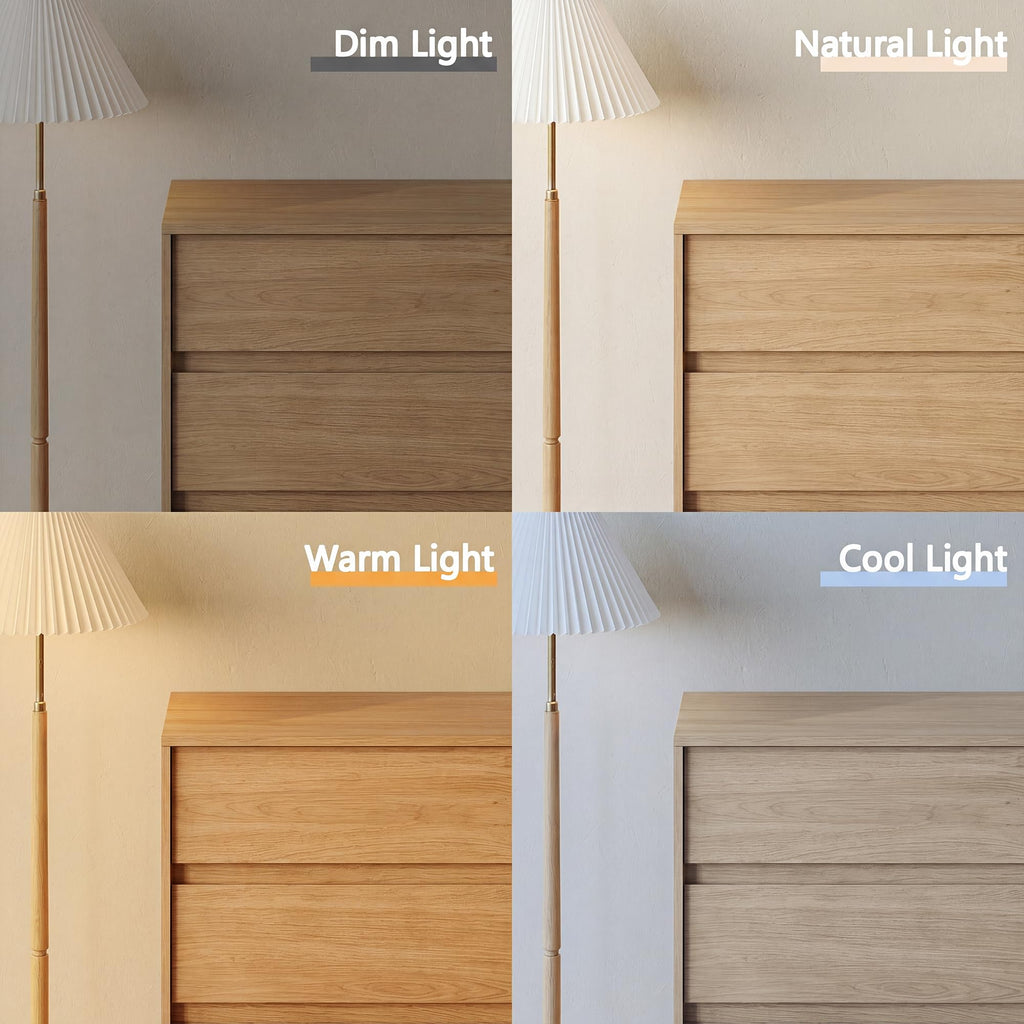 Oak Dresser, 31in Modern 3 Drawer Chest of Drawers