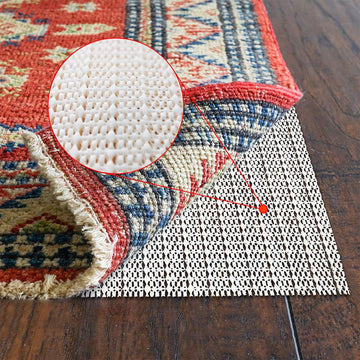 8X10 Rug Pad Anti Slip Area Gripper for Hardwood Floors Durable & Strong - Set of 80