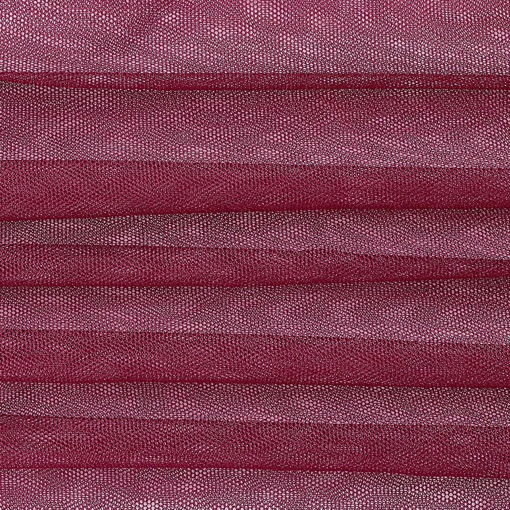 63 Inch Burgundy Mesh Fabric by The Yard Breathable Polyester Netting Tulle Cloth Soft Voile Dark Red Sheer Gauze