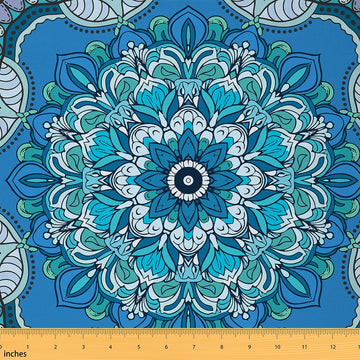 Boho Mandala Fabric by The Yard Soft 1 Yards