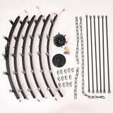 Large black wagon wheel chandelier 64 inch,30-Light Farmhouse wagon Wheel Chandeliers Round Industrial ceiling light fixtures for outdoor porch high ceilings Living Dining Room Foyer Entryway A105-B0D3LF592C