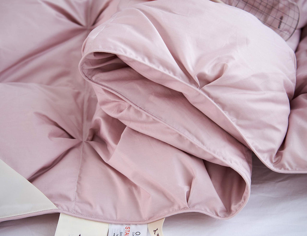 All Seasons Soft Arrow Pleated Goose Down Comforter, 1200 Thread Count 100% Egyptian Cotton Down Proof Fabric 750+