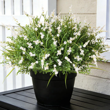 Outdoor Faux Plants UV Resistant Fake Greenery for Outside Planter