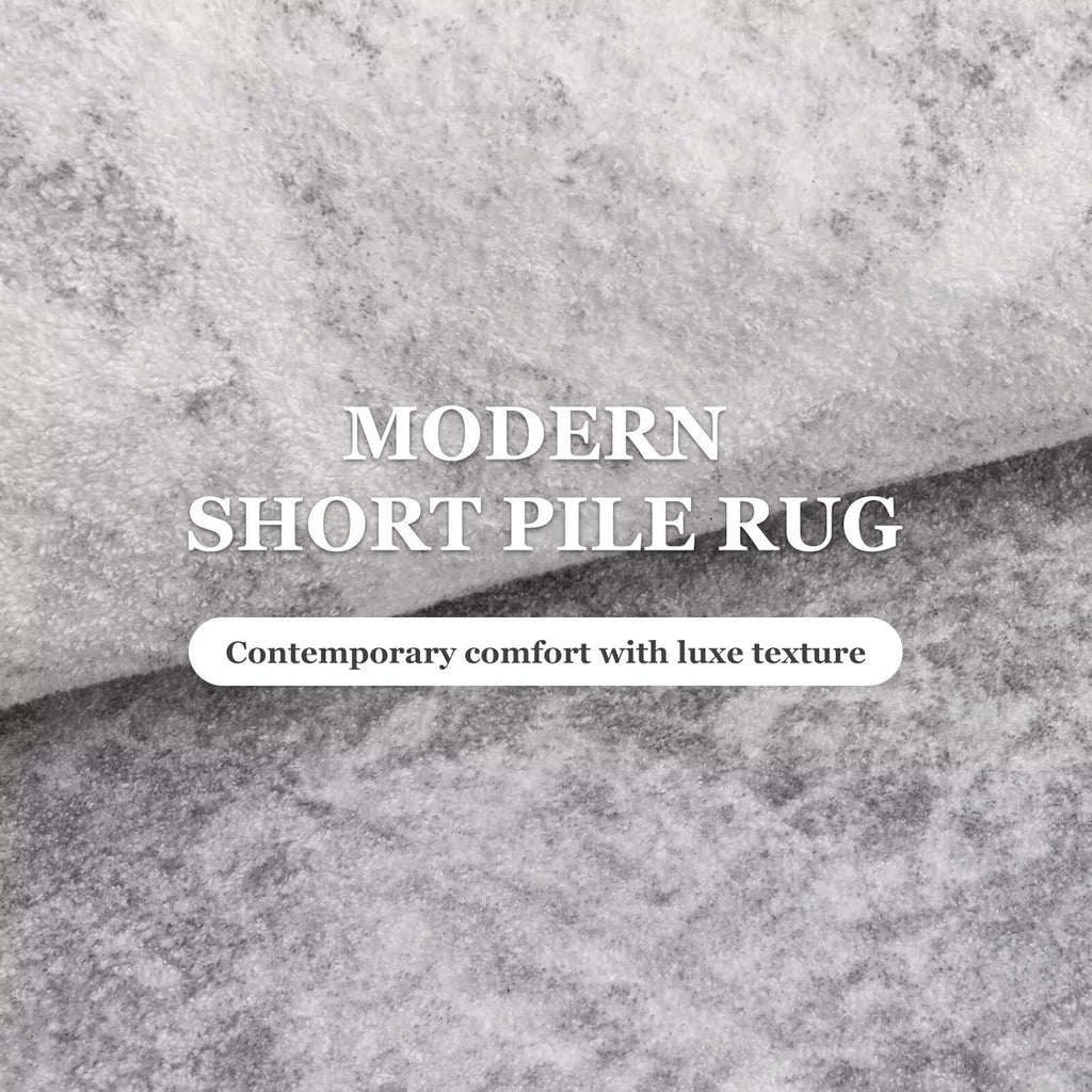 Modern Area Rug 5x7 - Upgraded 10mm Thick Sponge