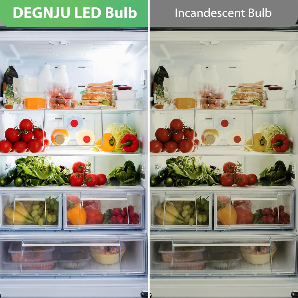 LED Refrigerator Light Bulb, 40 Watt Equivalent, 120V, Fridge Light Bulb 5000K Daylight White, A15 Appliance Bulb