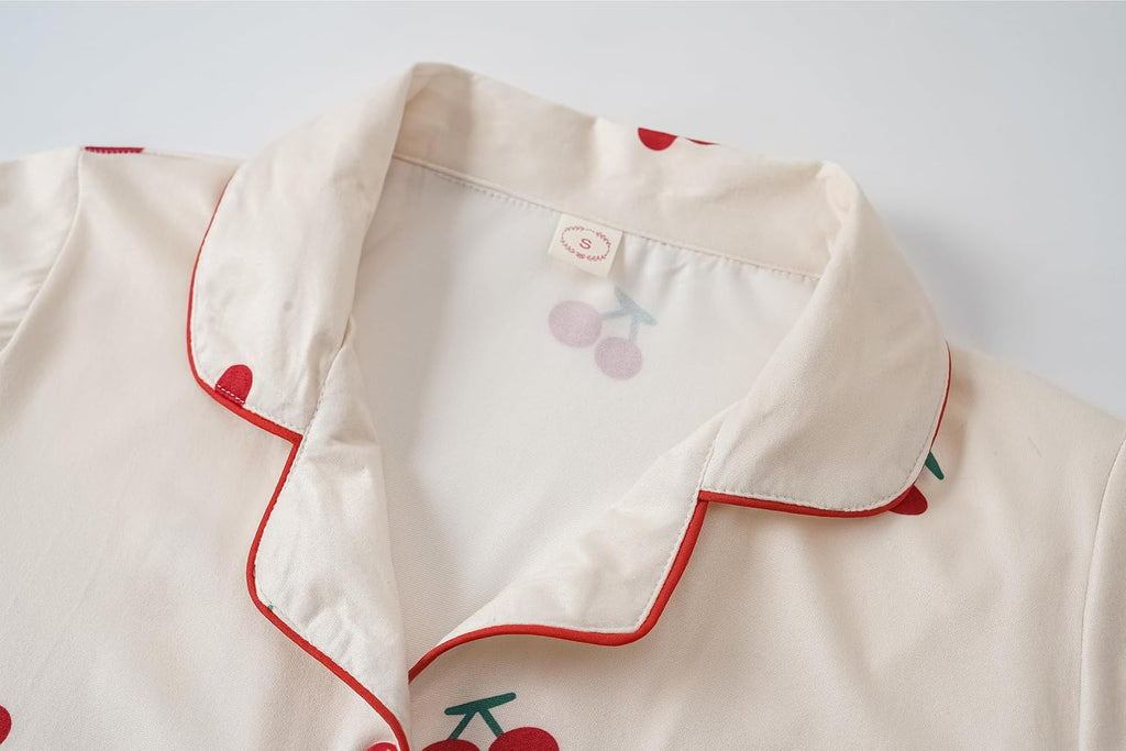 Girls Pajamas 3 Piece Button Down Sleepwear Outfit with Pockets PJS