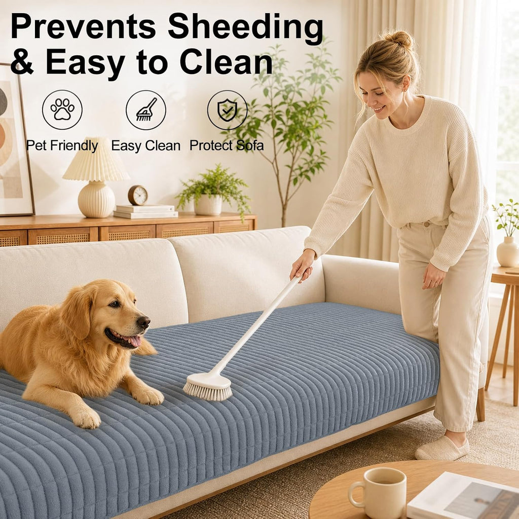 Couch Covers for Dogs, Non Slip Plush Washable Sofa Cover for Pets