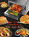 Bravo XL Pro Air Fryer Toaster Oven with Grill Combo, 2025 New Ultra-Fast Convection System, 35% Crispier, 2X More