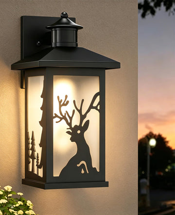 Rustic Porch Light, Motion Sensor Outdoor Lights, Garage