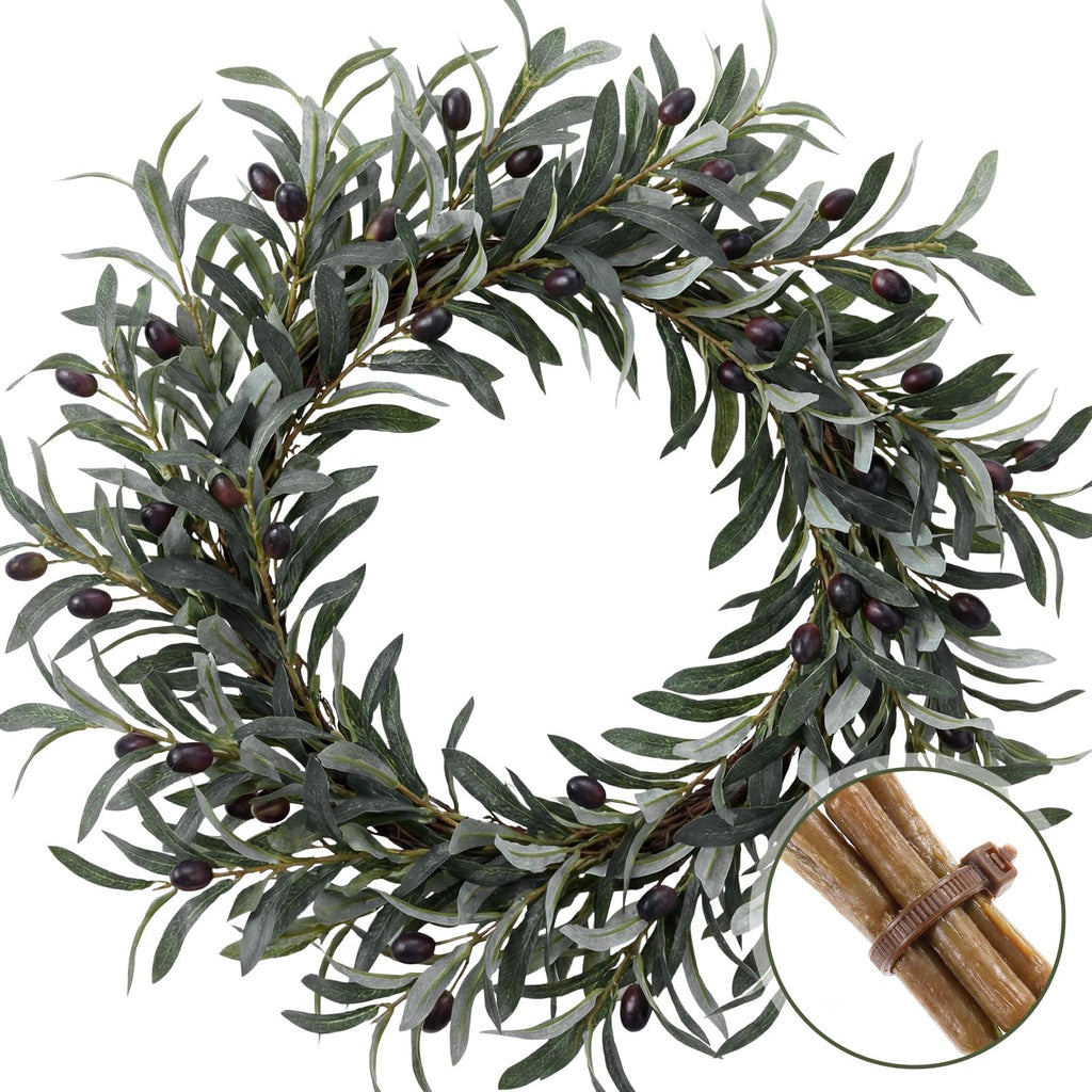 10 Pcs 27 Inch Artificial Olive Branches for Vase