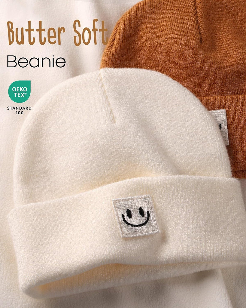 Baby Beanie and Mittens Set Toddler Beanie Warm Winter Hat Gloves Boys Girls