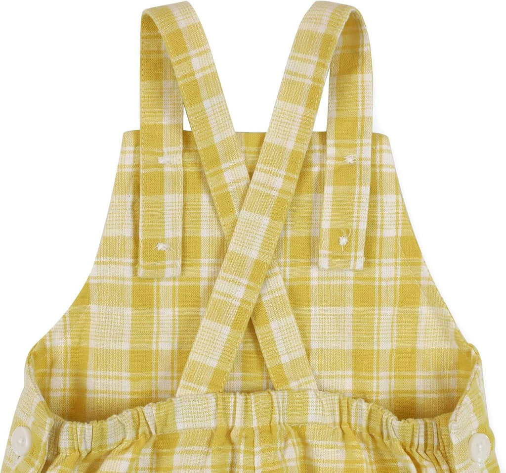 Kids' Layette Baby Girl Woven Sleeveless Smocked Shoulders