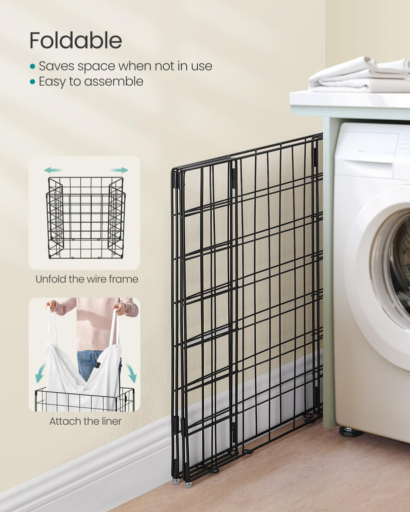 Laundry Hamper, Collapsible, 34.3 Gal. (130L)