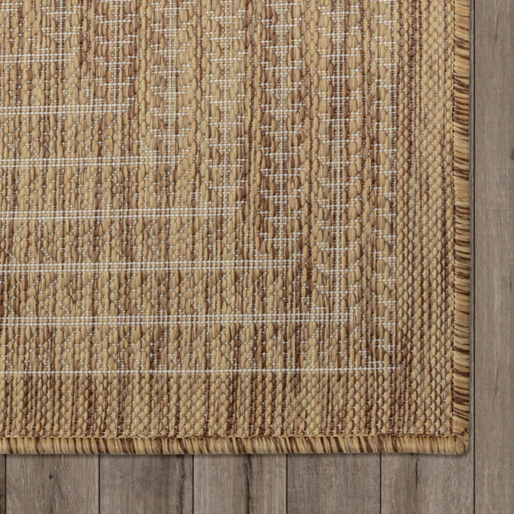 Outdoor Indoor Area Rug, Weather Resistant, Easy to Clean, Stain Resistant Floor Mat for Dining Room