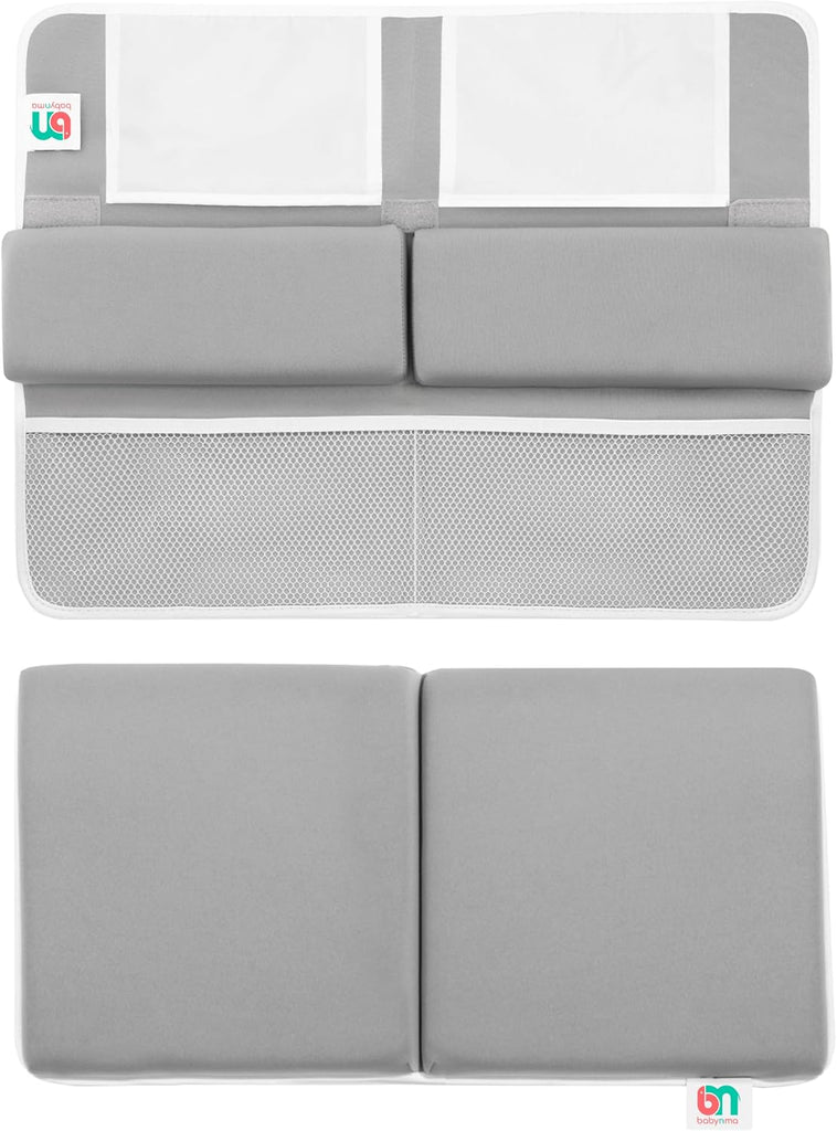 Bath Kneeler and Elbow Rest Pad Set - Kneeling pad for Bathing Baby and Toddlers - Memory Foam Cushion - Holds Bath