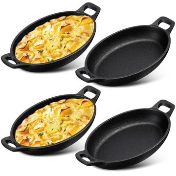 7.1" x 4.7" Mini Cast Iron Skillet with Handle Barbecue