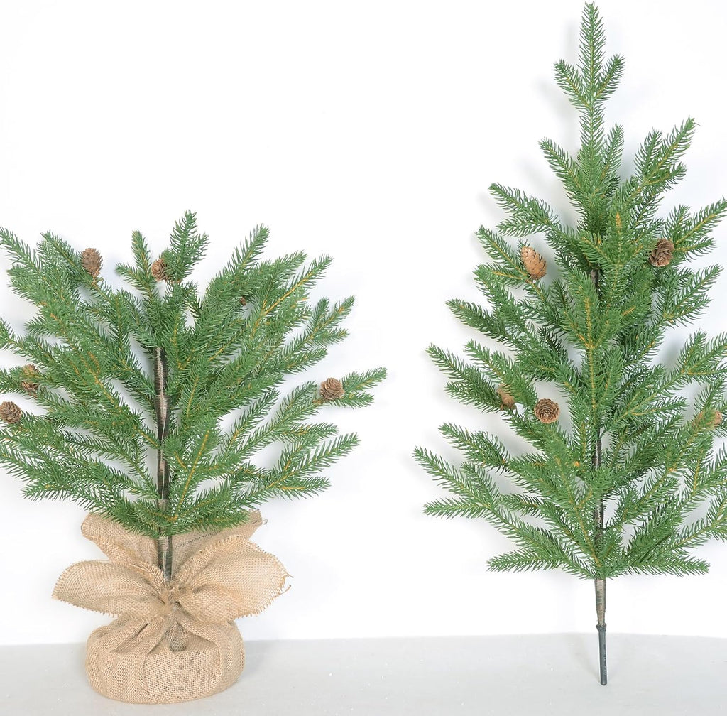 3FT Tabletop Artificial Christmas Tree, 209 PE Tips, Unlit, Office