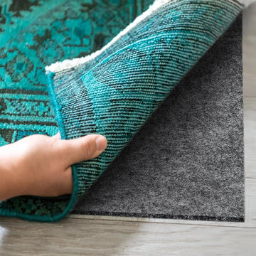 5x7 FT Non Slip Rug Pad Waterproof Cushioned Felt Rug Pad for Hardwood Floors 1/8" Thick Soft Carpet Pad with Natural