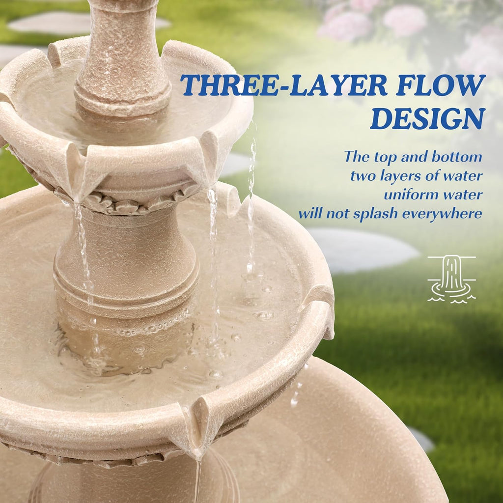 Italian Outdoor Water Fountains Garden Decor