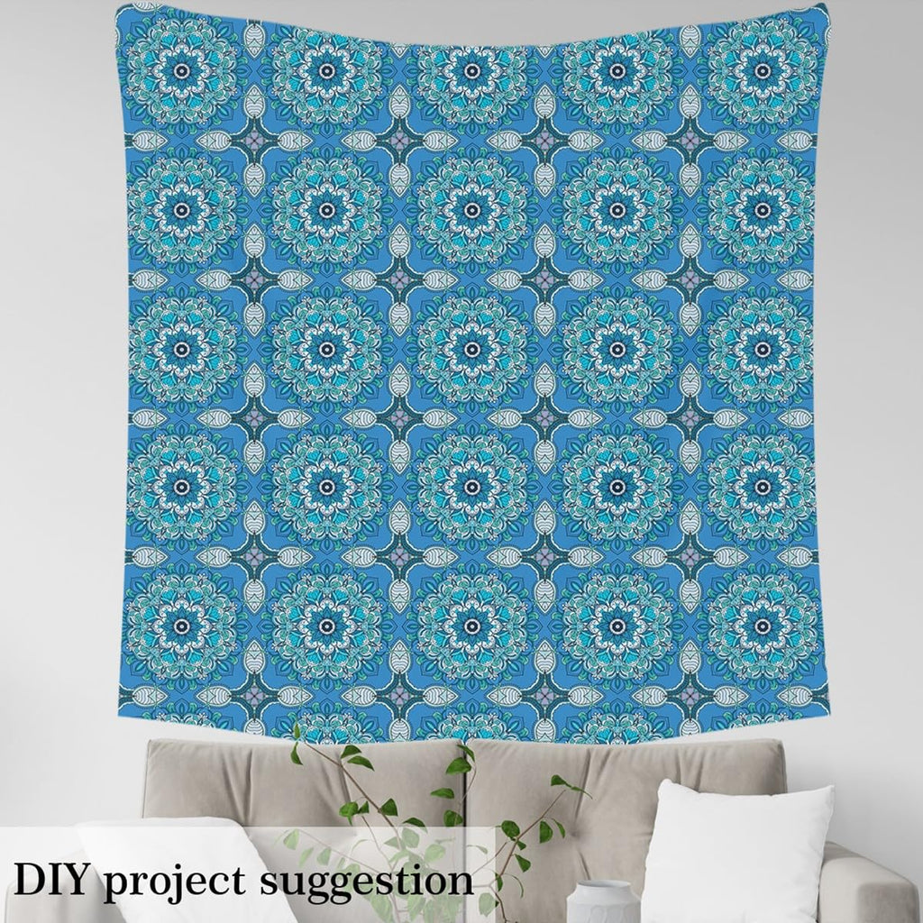 Boho Mandala Fabric by The Yard Soft 1 Yards