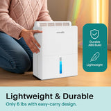 Dehumidifiers for Home, 91 Oz Quiet Dehumidifier for Bedroom, Bathroom, Basement with Removable Cylinder For Closet
