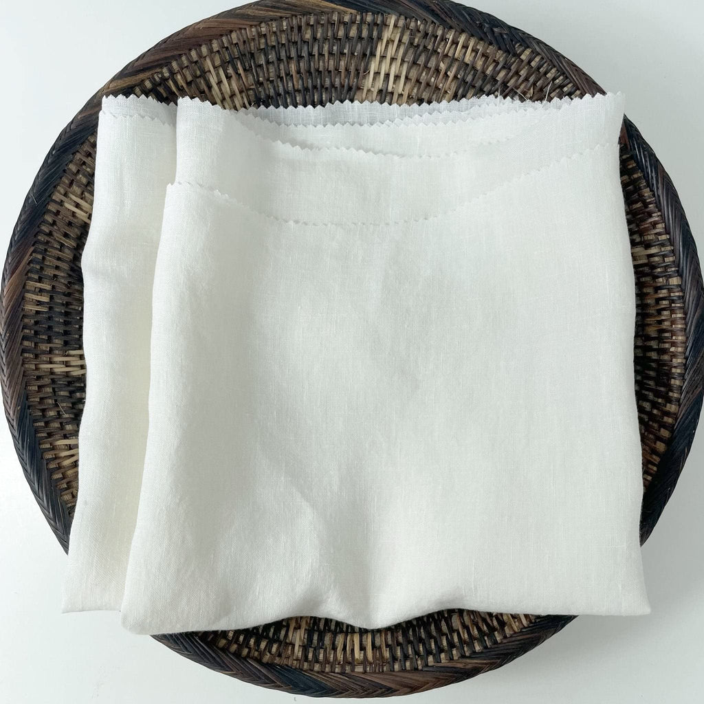 Natural Light Lightweight High Twisted Linen Fabric | Versatile & Durable Material for Stylish Creations - Ideal for