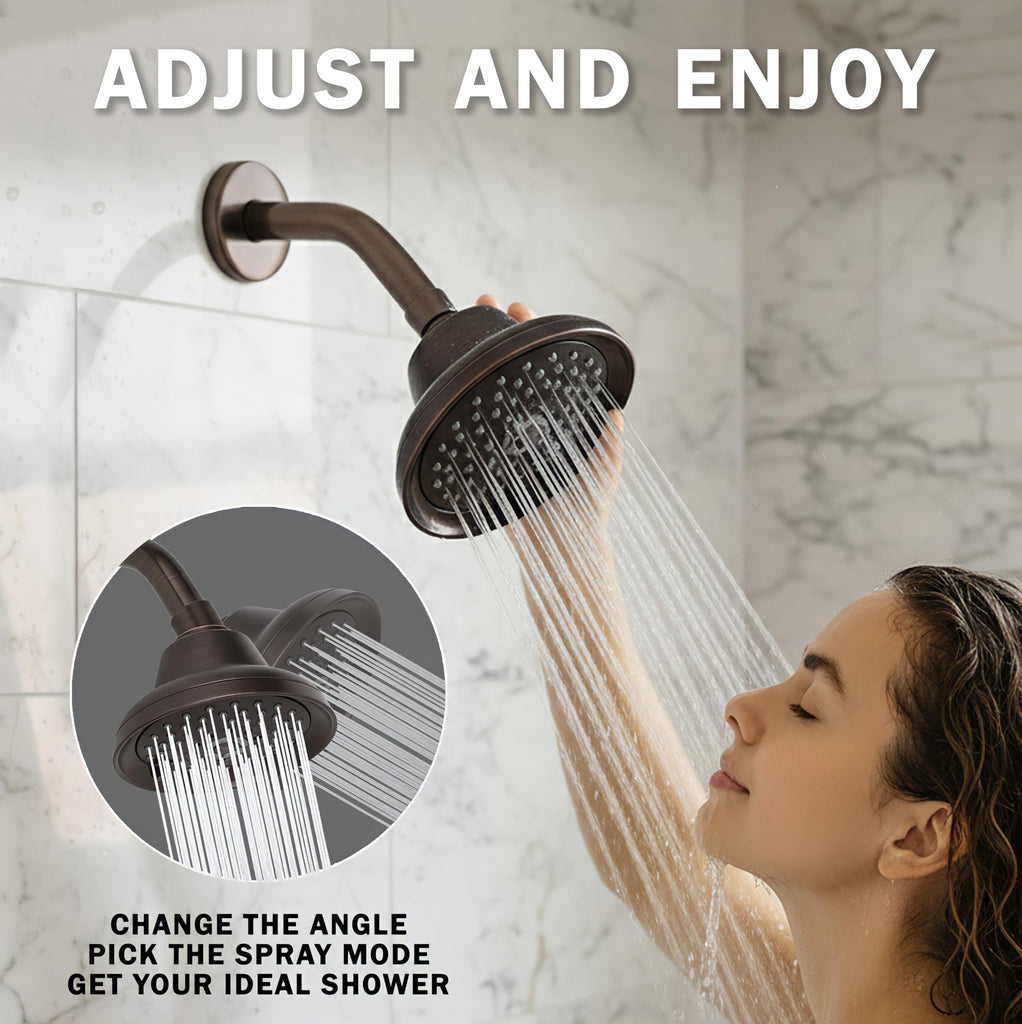Massage Shower Head With Mist - 1.8 GPM - Oil-Rubbed Bronze