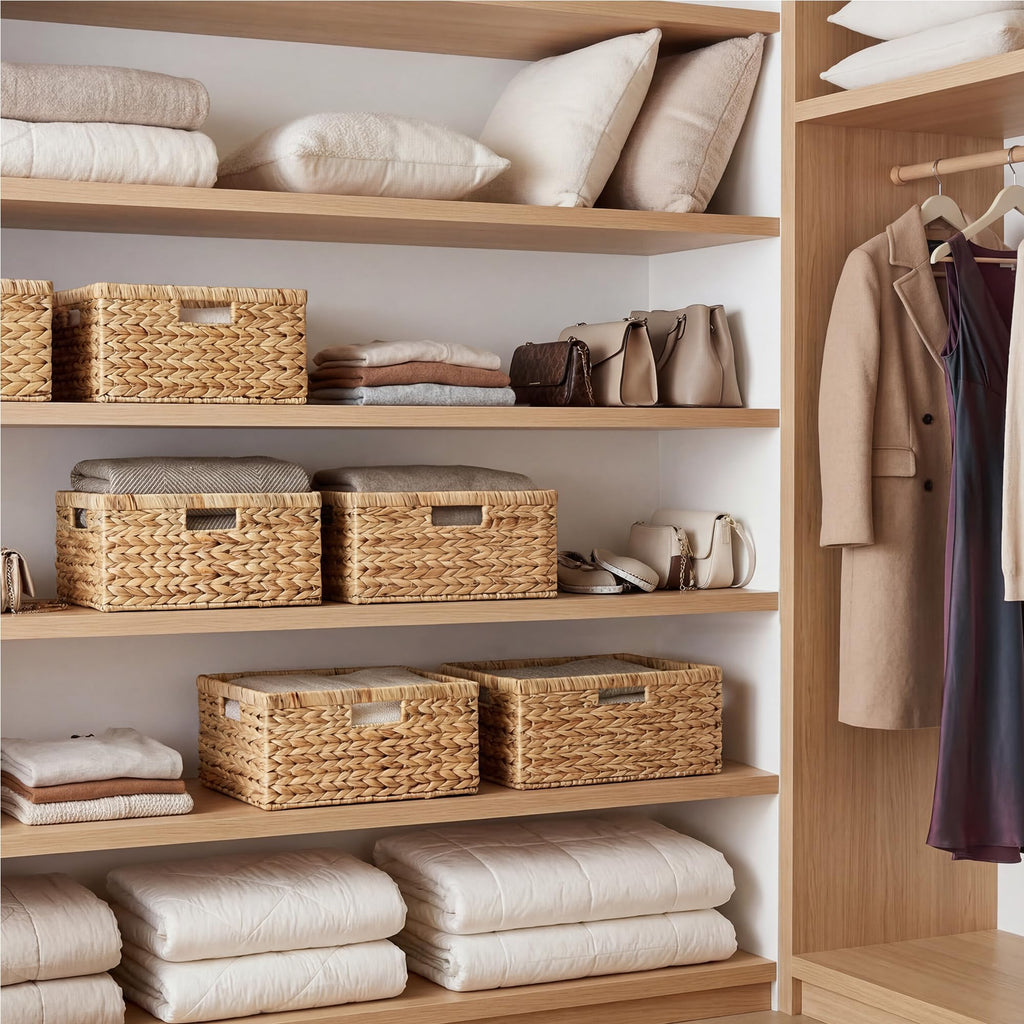 Wicker Baskets for Storage, Wicker Storage Baskets, 1-Pack