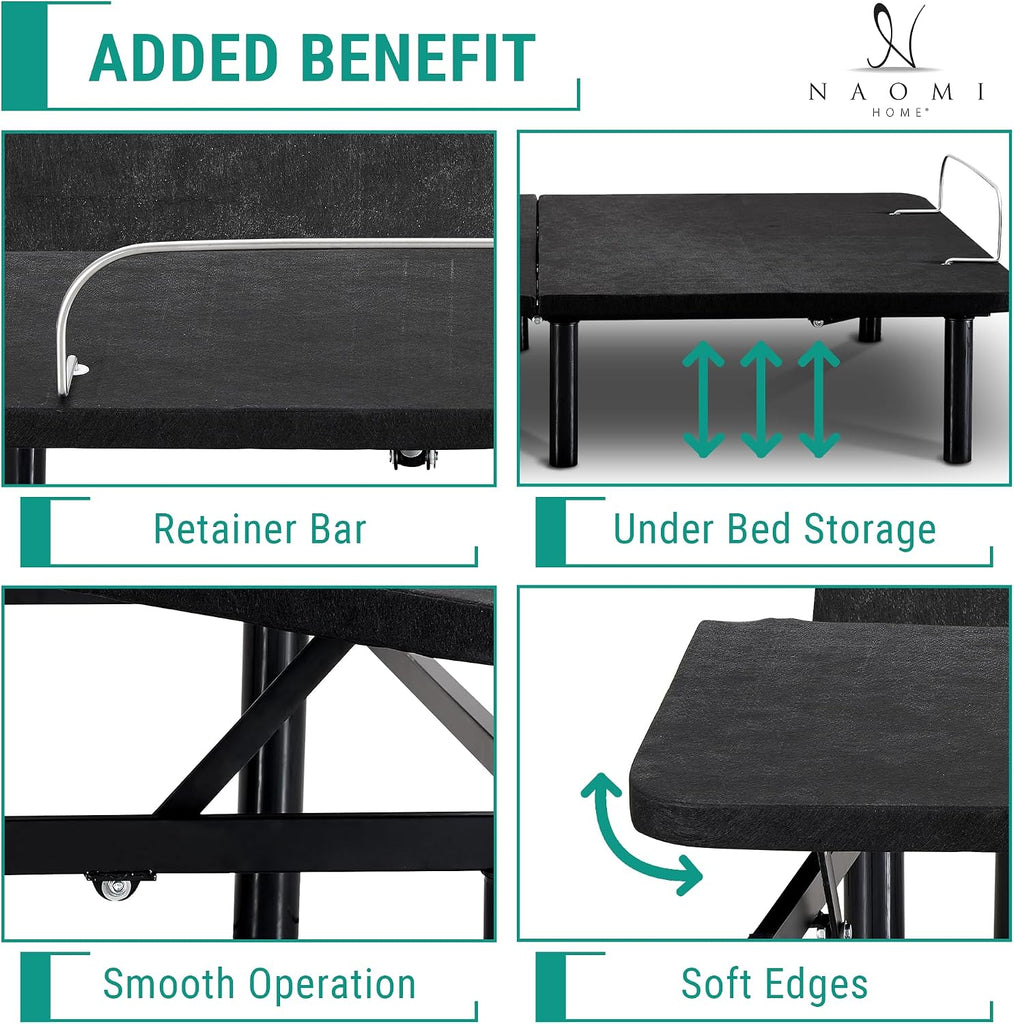 Serenity Queen Adjustable Bed Base, Zero Gravity & USB