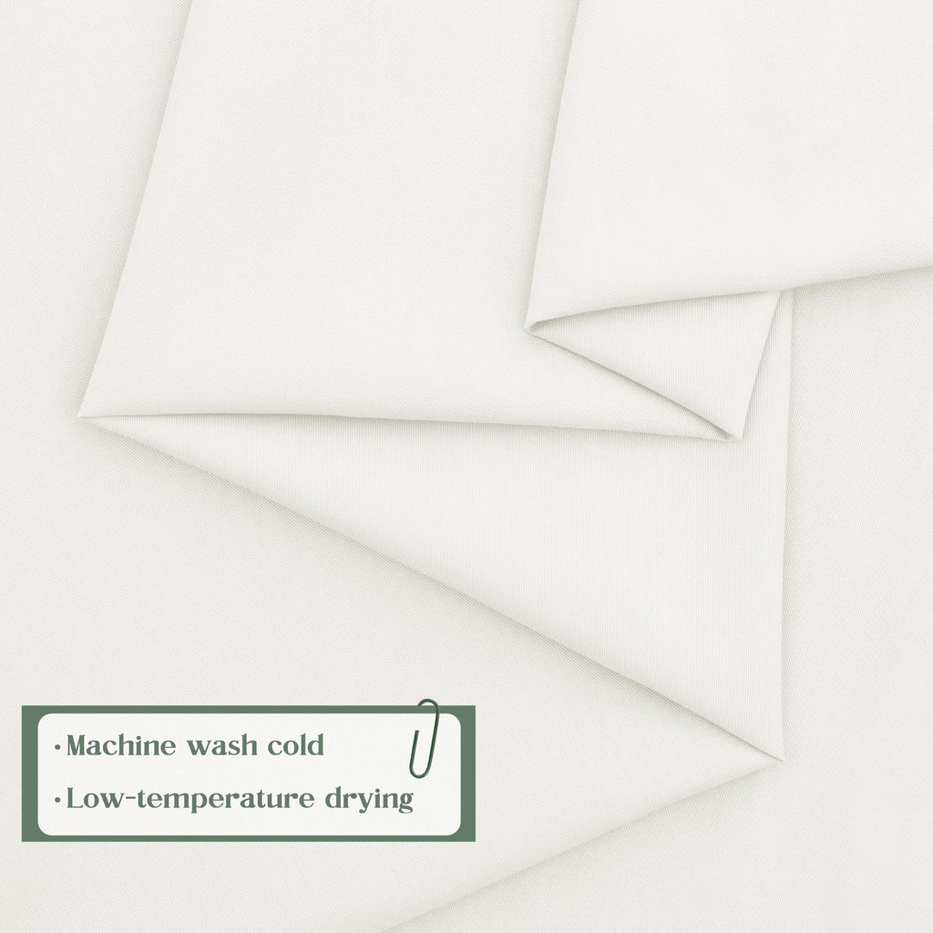 2 Yard Ivory White Cotton Fabric 56 Inch Wide for DIY Crafts