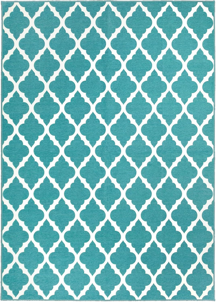 Washable Rug - Stain Resistant, Waterproof, Non-Slip - Pet & Family Friendly Machine Washable Indoor Rugs, RV