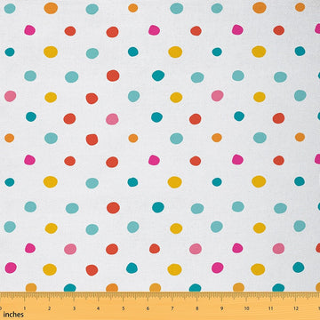 Polka Dots Upholstery Fabric Soft 2 Yards